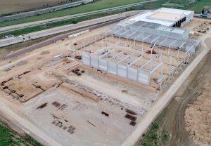Obra industrial. Nueva plataforma logística Grupo MAS. Sevilla