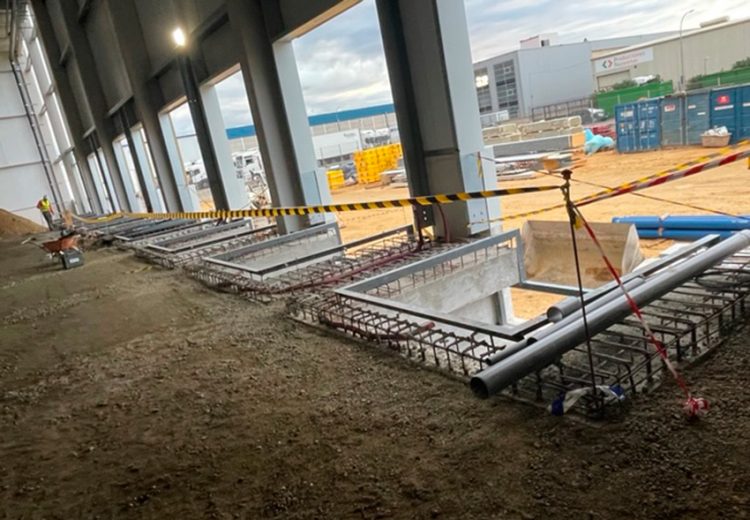 Obra industrial. ALDI. Dos Hermanas. Sevilla.