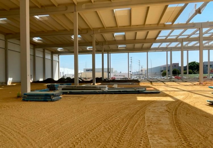 Obra industrial. ALDI. Dos Hermanas. Sevilla.