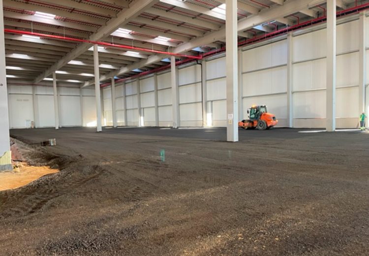 Obra industrial. ALDI. Dos Hermanas. Sevilla.