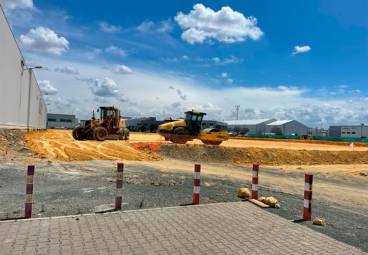 Obra industrial. ALDI. Dos Hermanas. Sevilla.