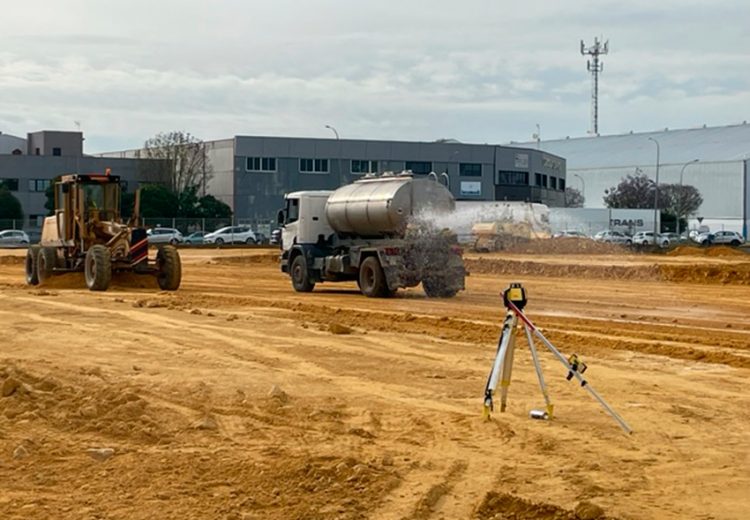 Obra industrial. ALDI. Dos Hermanas. Sevilla.