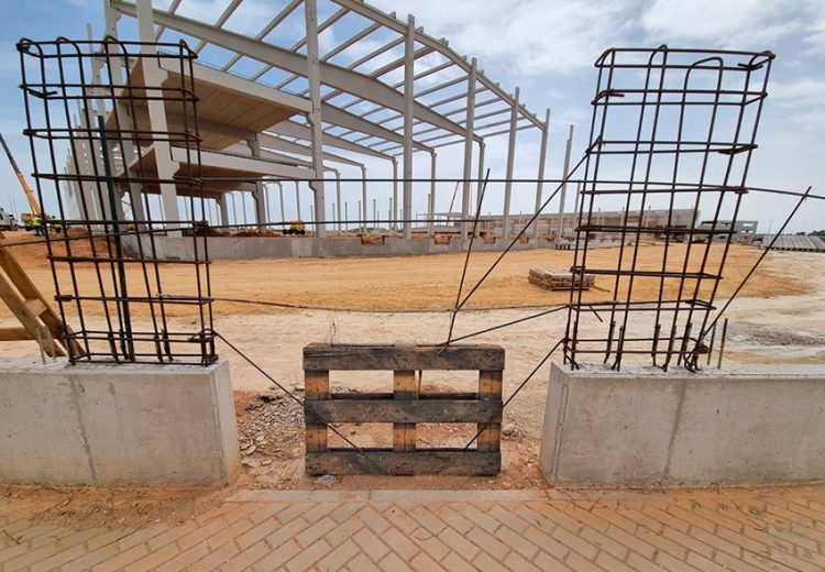 Obra industrial. Grupo Arnedo. Dos Hermanas. Sevilla.