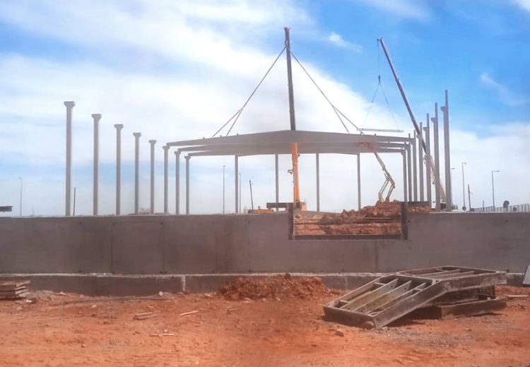 Obra industrial. Grupo Arnedo. Dos Hermanas. Sevilla.