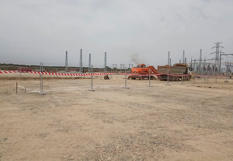 Obra industrial. Subestación Eléctrica en Chucena. Huelva.