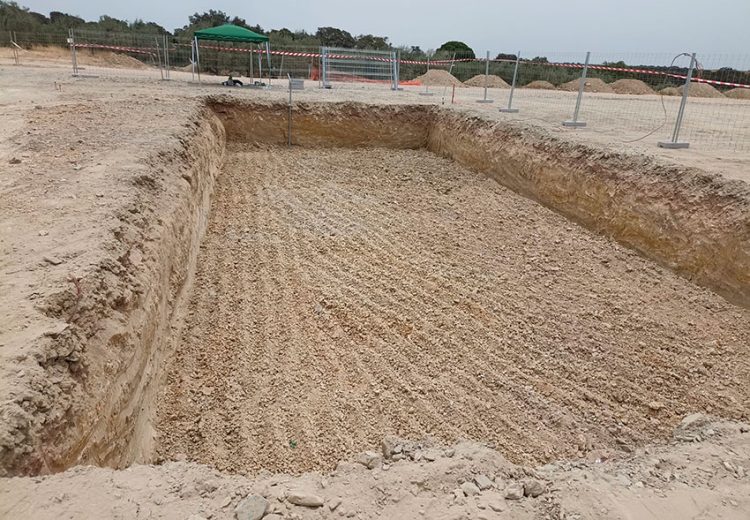 Obra industrial. Subestación Eléctrica en Chucena. Huelva.