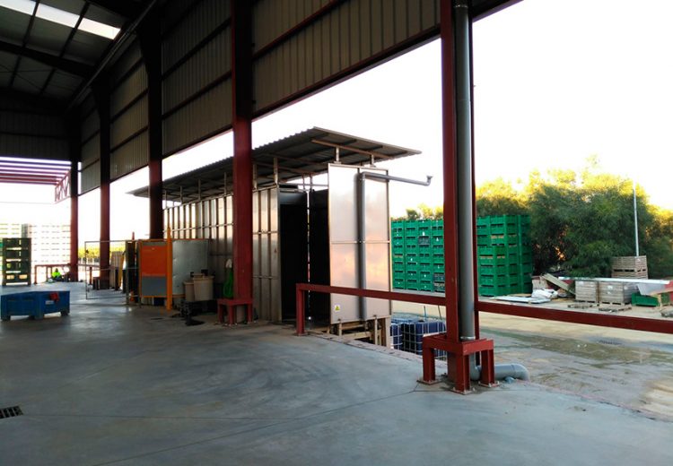 Obra industrial. Grupo Zinc. Greenmed. Sevilla