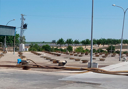 Obra Industrial. Grupo Zinc. Aceitunas Finca Morera. Huelva